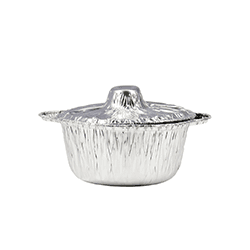 SILVER ALUMINUM POT 212 WITH LID