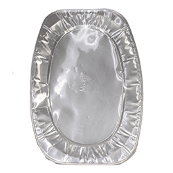 ALUMINIUM OVAL TRAY 65180 (50 PCS)