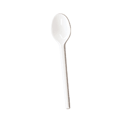 SPOON TEA WHITE 100 PCS