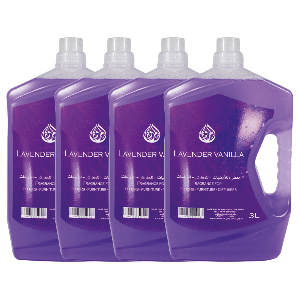 FLOOR CLEANER ALMARWA LAVENDER VANILA (4*3 LTR)