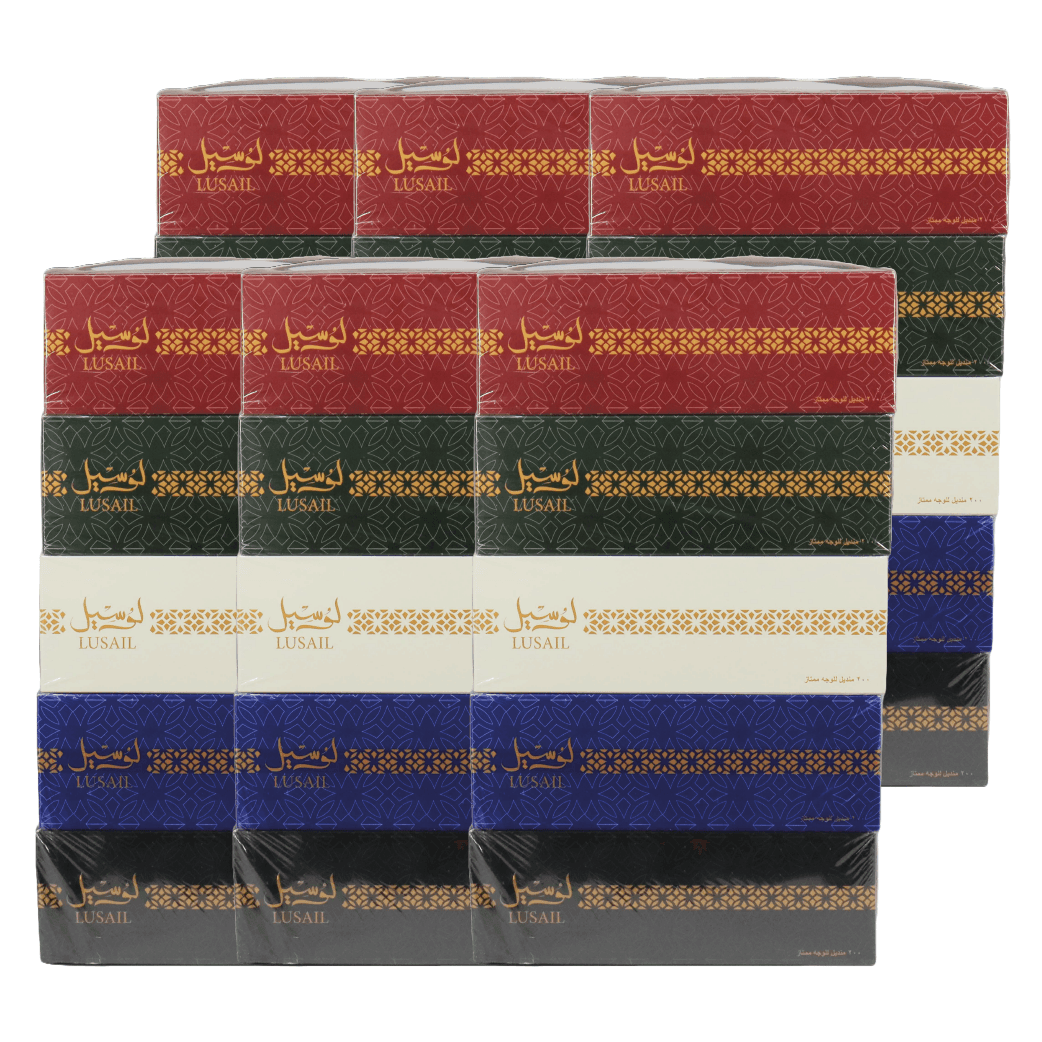 TISSUE CARTON PERIUMEM LUSAIL 200 SHEET 30 PCS