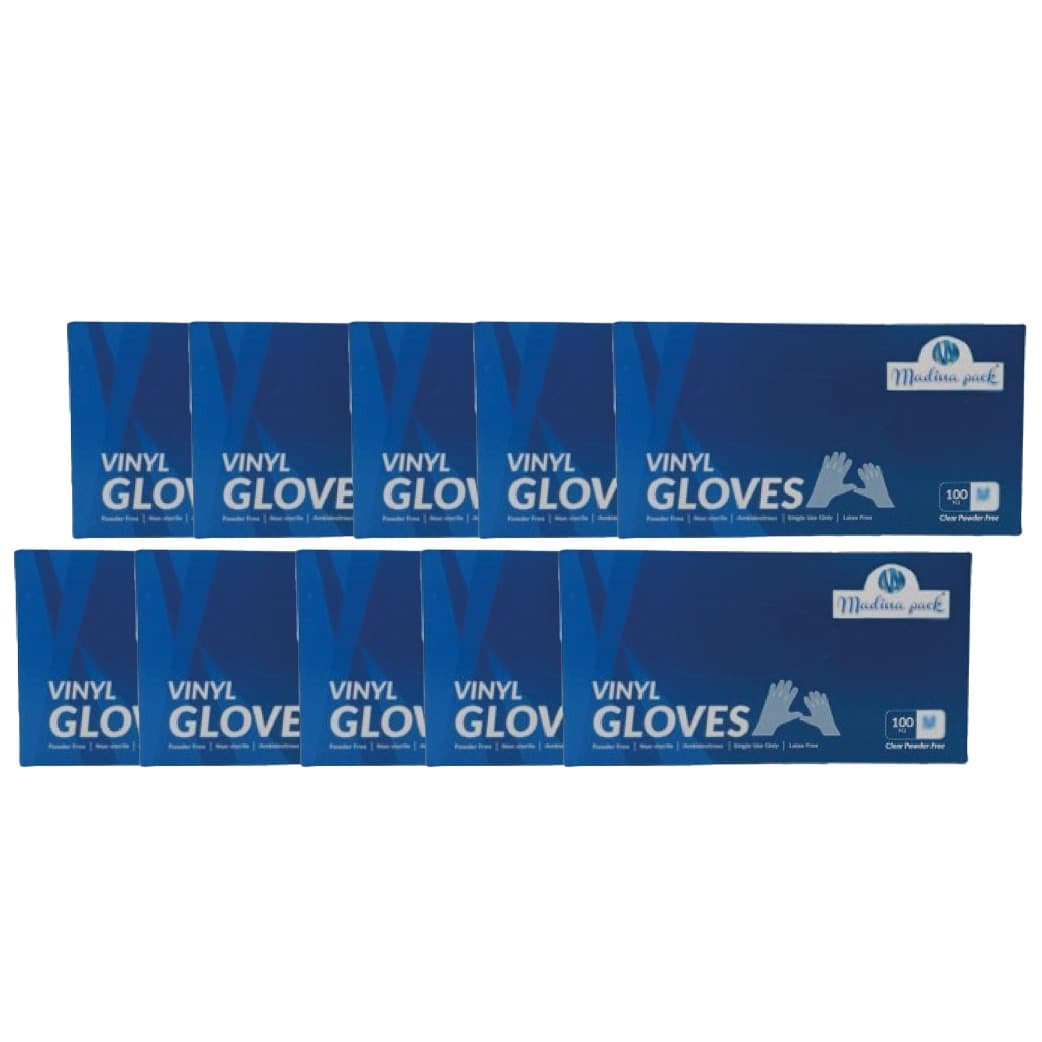 GLOVES MEADIUM CLEAR (100pcs*10pck)
