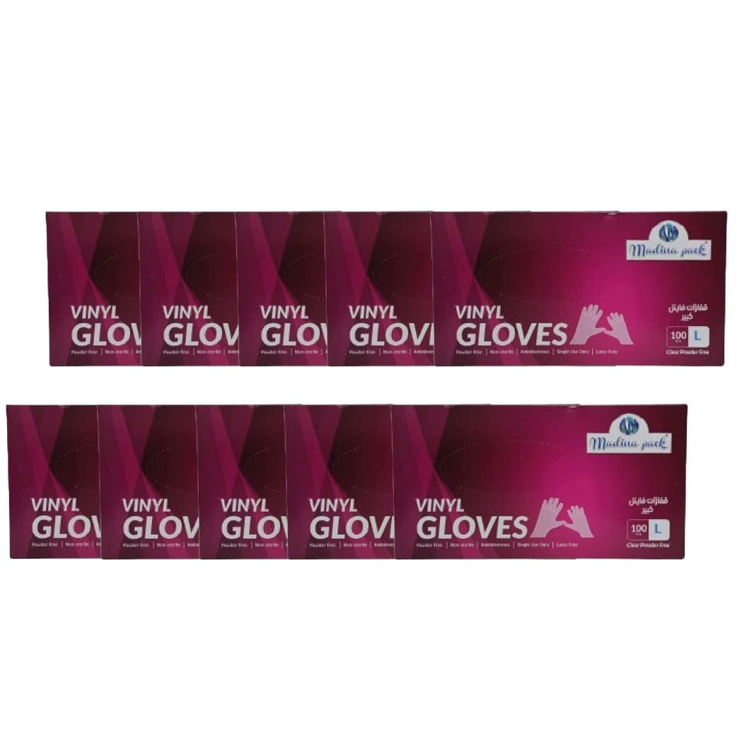 GLOVES LARGE CLEARE (100pcs*10pck)