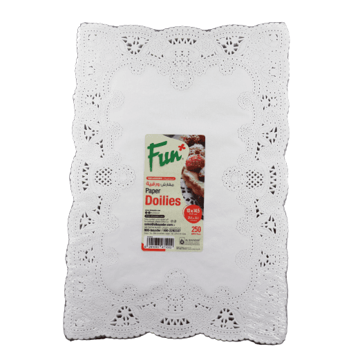 RECTANGULAR DOILY PAPER 14*18 IN  (250PCS)