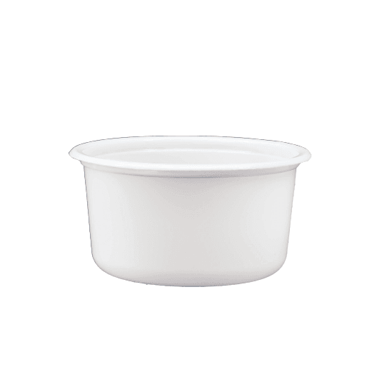 MICRO CONTINER ROUND WHITE 350 ML (50 PCS)