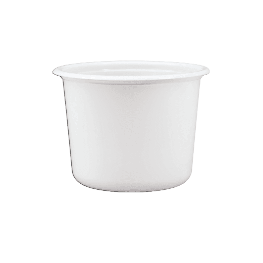 MICRO CONTINER ROUND WHITE 500 ML (50 PCS)