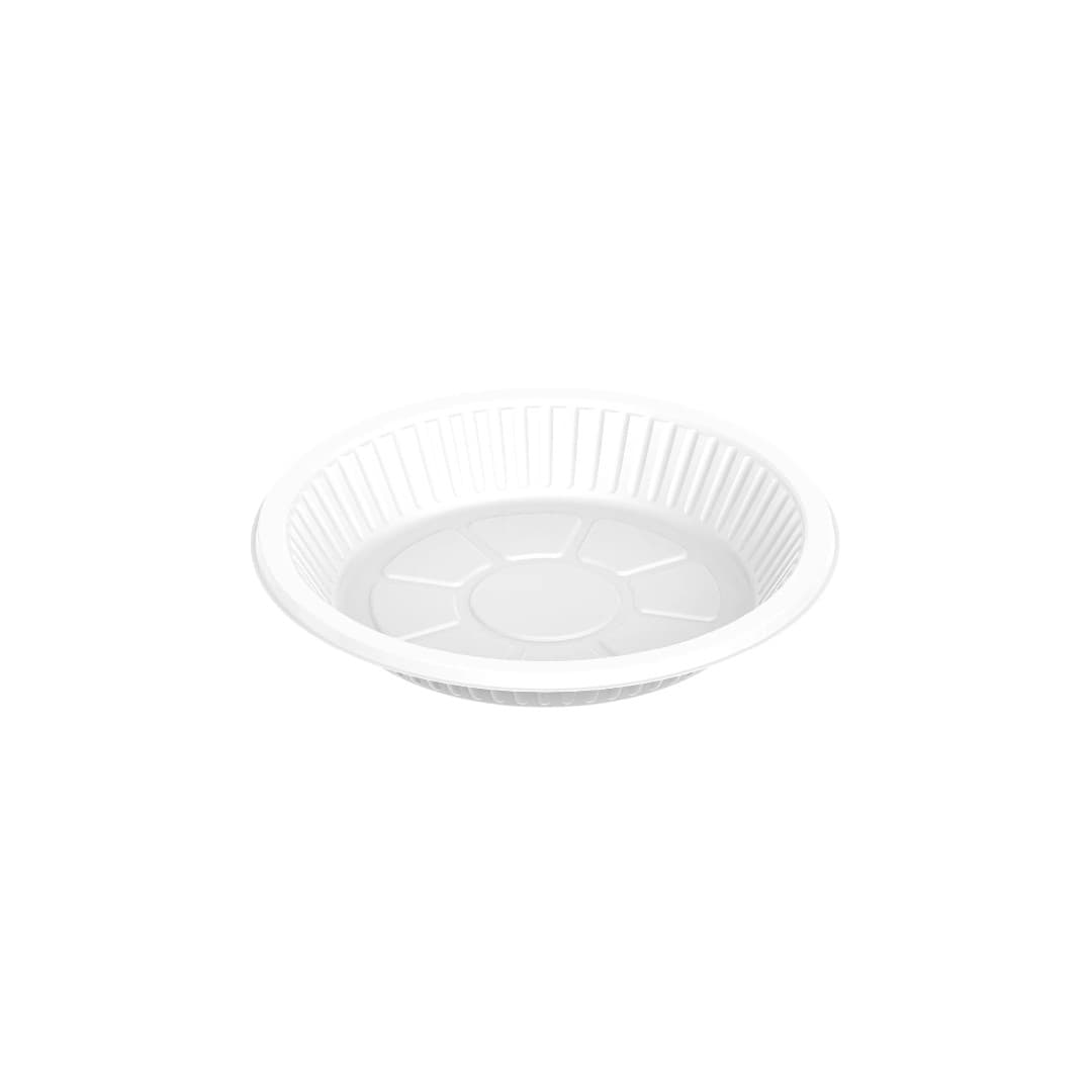PLASTIC PLATE ROUND NO-22 (50 PCS)