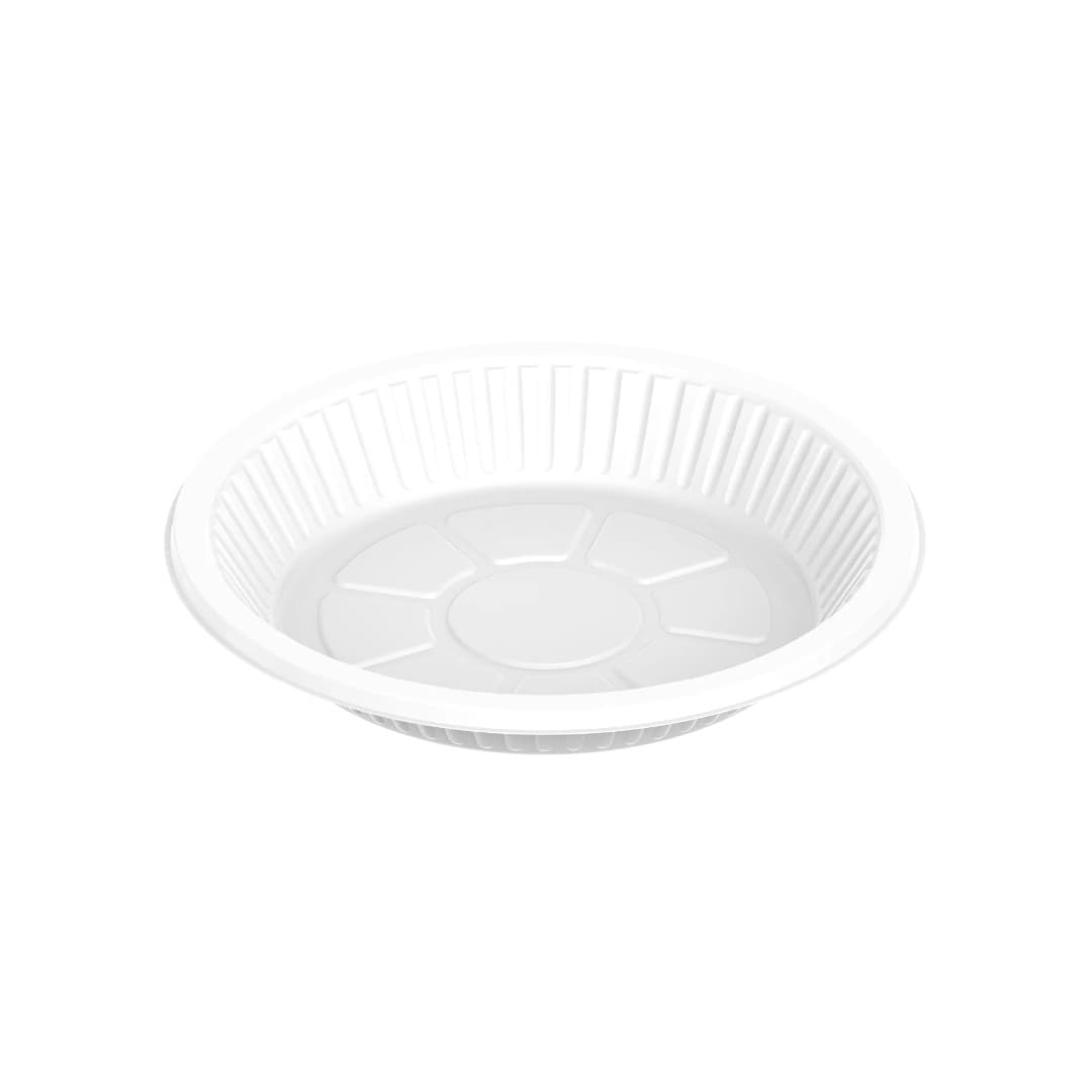 PLASTIC PLATE ROUND NO-26 (50 PCS)