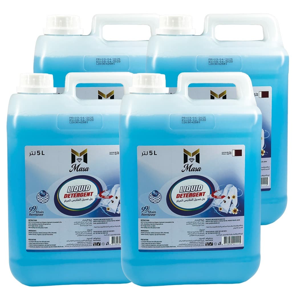 LAUNDARY LIQUID MASA 5 LTR (4 PCS)