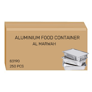 CARTON ALUMINUM CONTAINER 83190 (250 PCS)