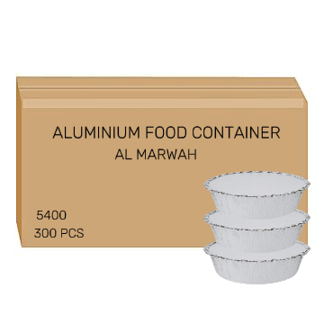 CARTON ALUMINUM CONTAINER ROUND 5400 (300 PCS)