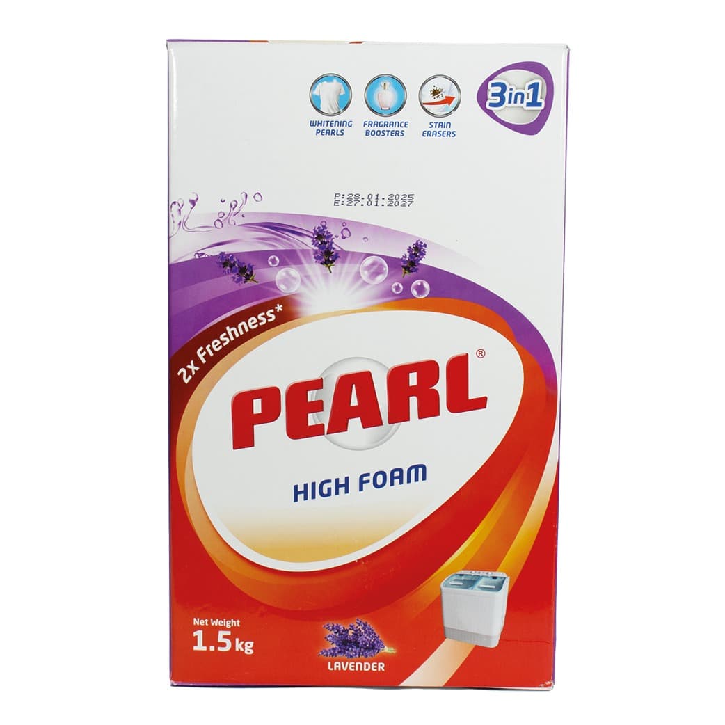SOAP POWDER PEARL NORMAL LAVENDAR SCENT 1.5 KG