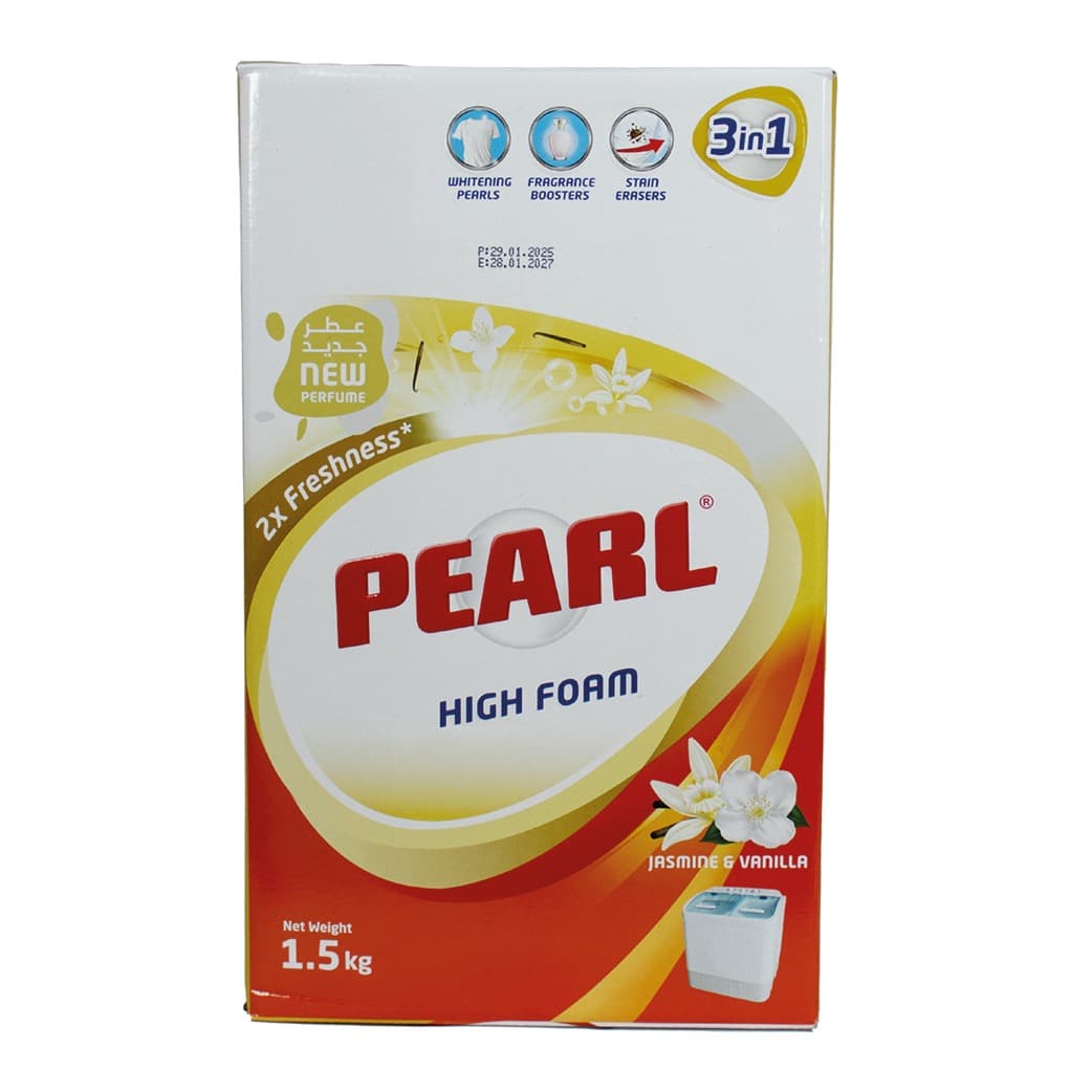 SOAP POWDER PEARL NORMAL JASMIN & VENILLA 1.5 KG