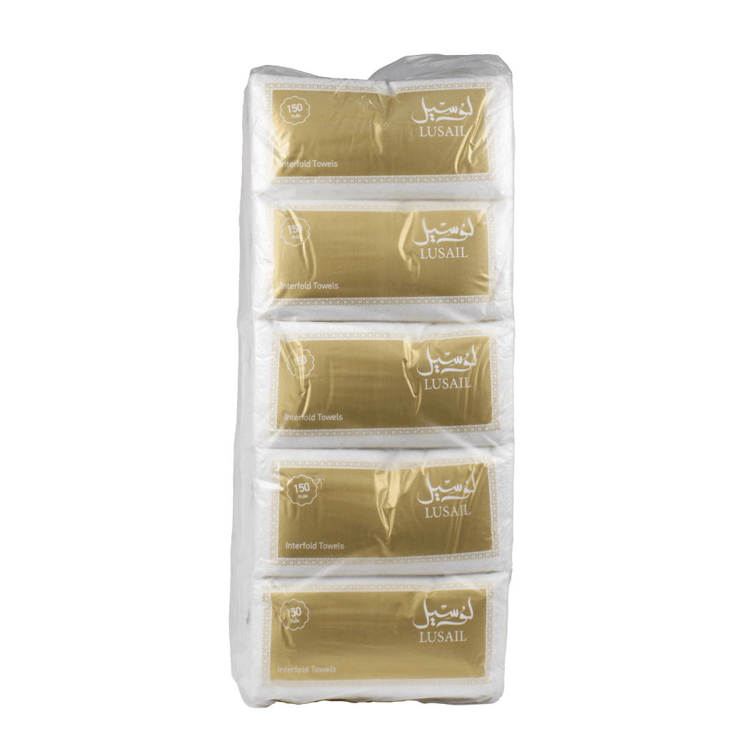 LUSAIL INTERFOLD 150 SHEET 1PLY 20 PCS