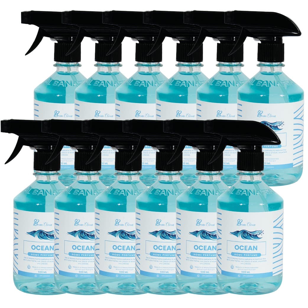 AIR FRESHNER OCEAN BANA CLEAN 500 ML ( 12PCES )