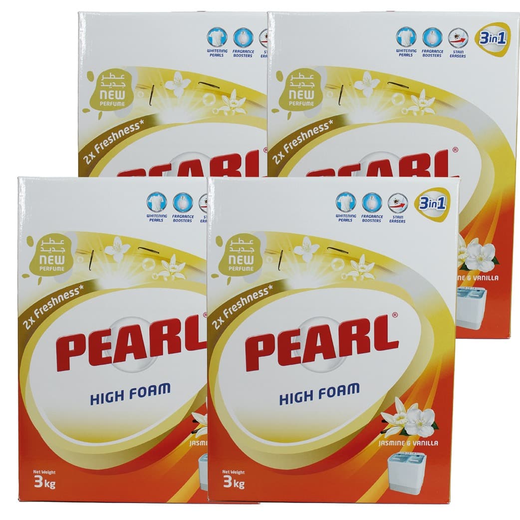 SOAP POWDER PEARL NORMAL JASMIN & VENILLA ( 4*3 ) KG
