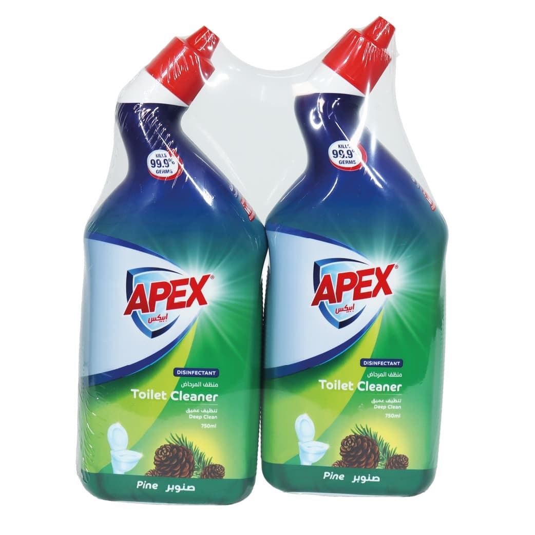 APEX TOILET CLEANER 750 ML - PINE (1+1)