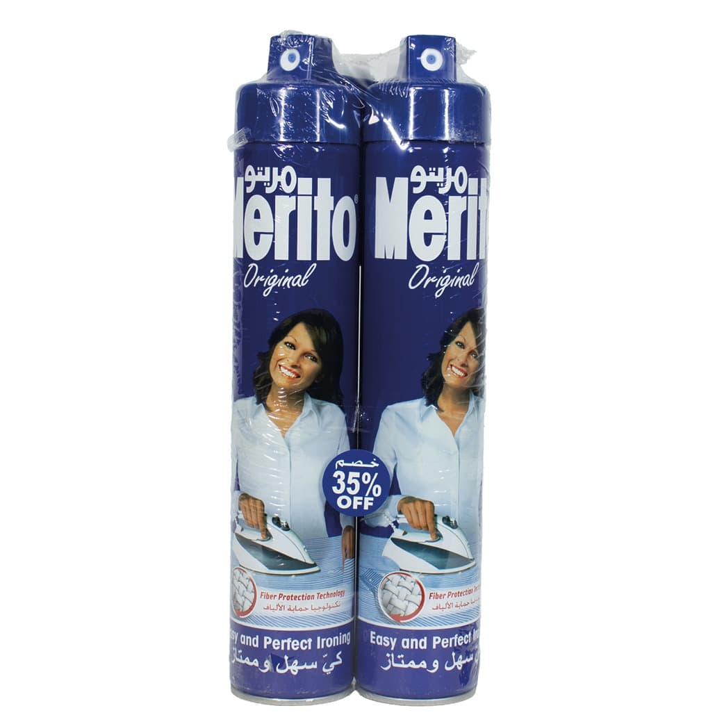 MERITO SPRAY STARCH ORIGINAL 500 ML (1+1)