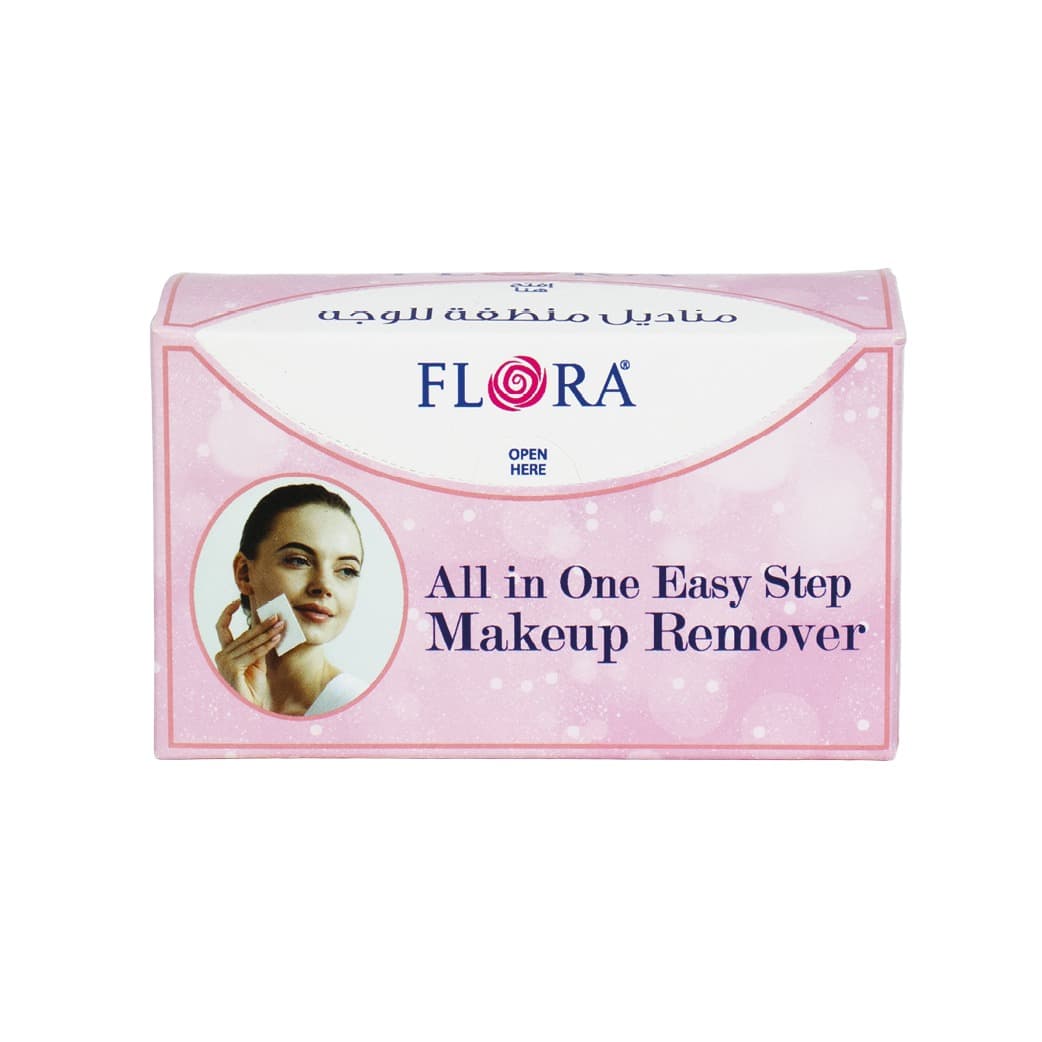 WIPES MEKEUP REMOVAL FLORA WIPES 12 PCS