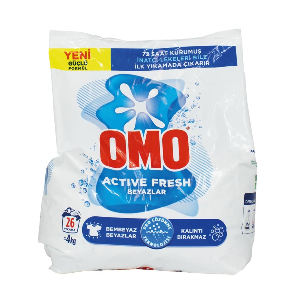 SOAP POWDER DETERGENT OMO ACTIVE 4 K.G