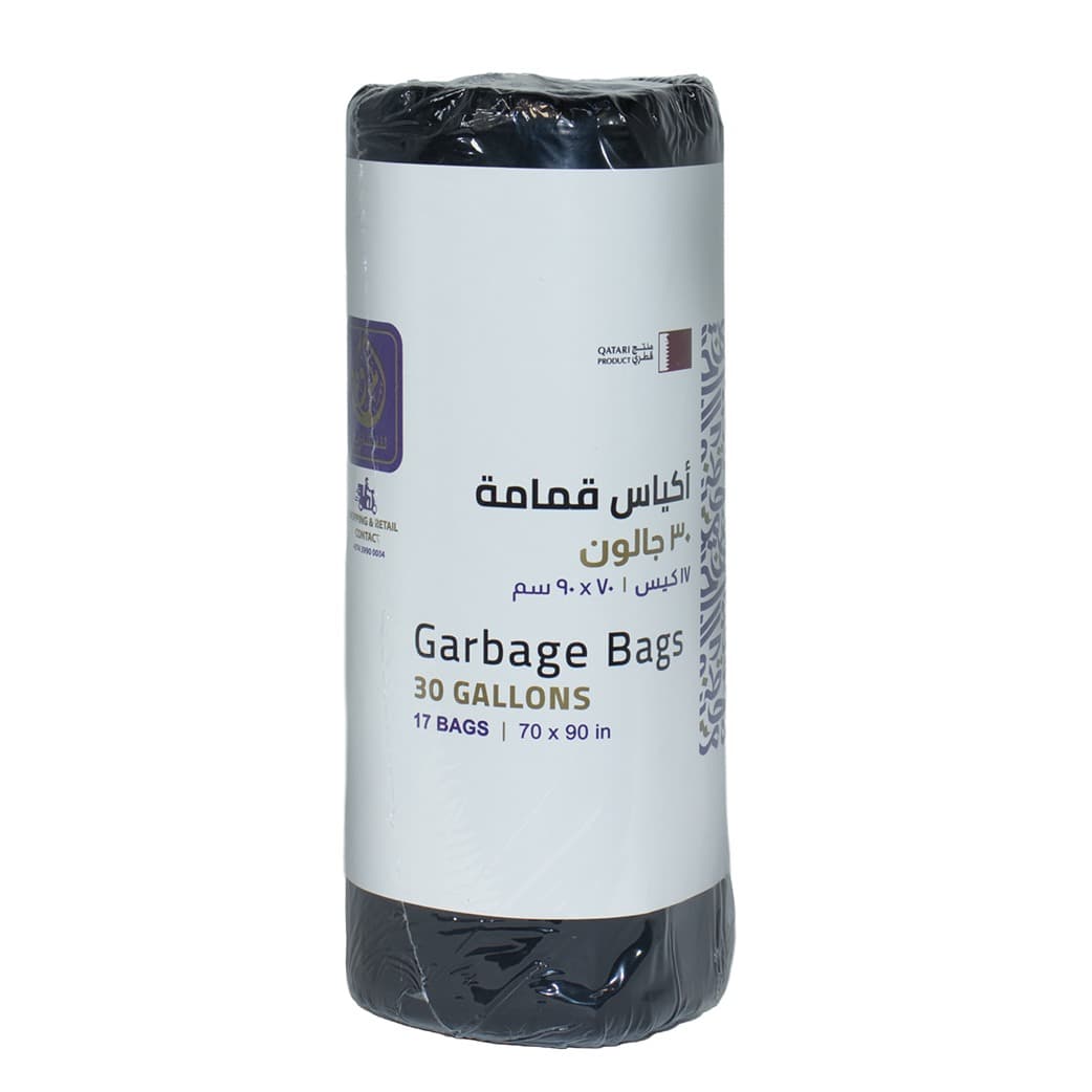 GARBAGE BAG 30 GALLON-17 BAGS