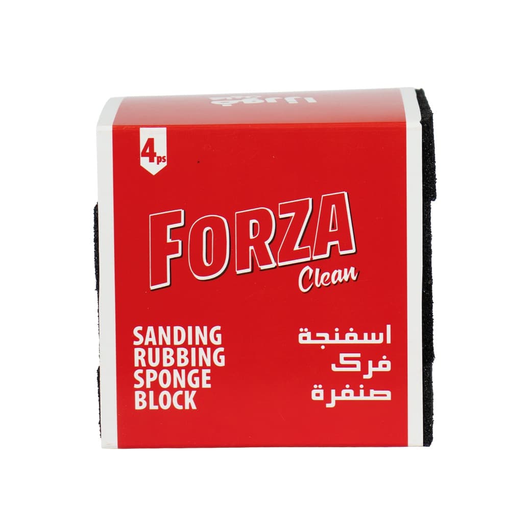 FORZA SANDING RUBBING SPONGE BLOCK 4 PCS