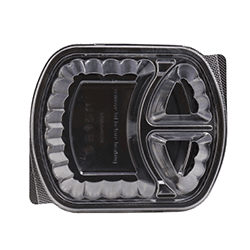 BLACK MICRO COMPARTMENT 3 (250 PCS)