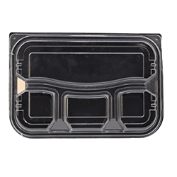 BLACK MICRO COMPARTMENT 4 (200 PCS)