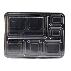 BLACK MICRO COMPARTMENT 6 (150 PCS)