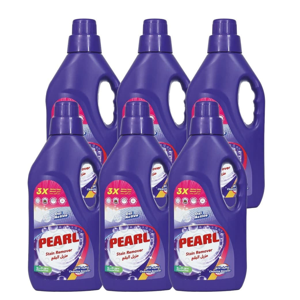PEARL STAIN REMOVER LIQUID 1 LTR  6 PCS