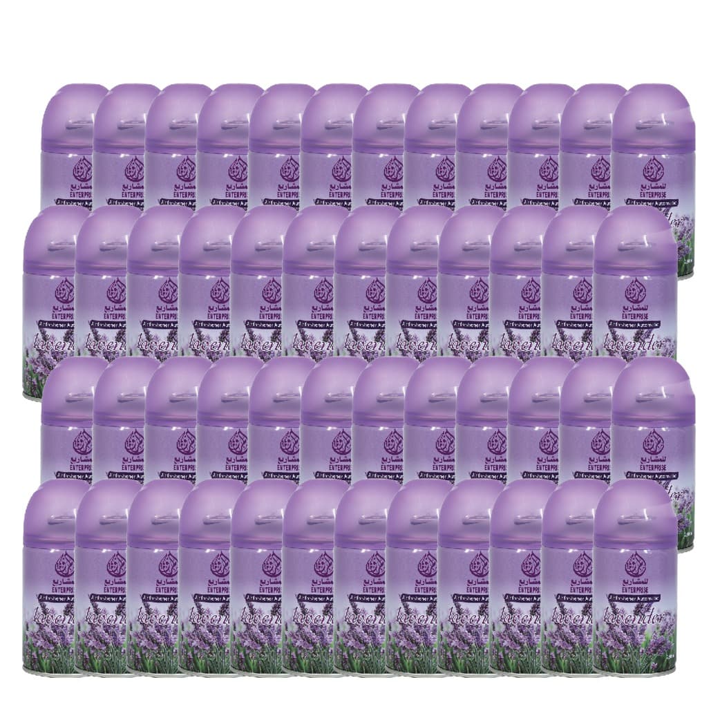AL MARWA AIR FRESHENER AUTOMATIC LAVENDAR 250 ML 24 PCS