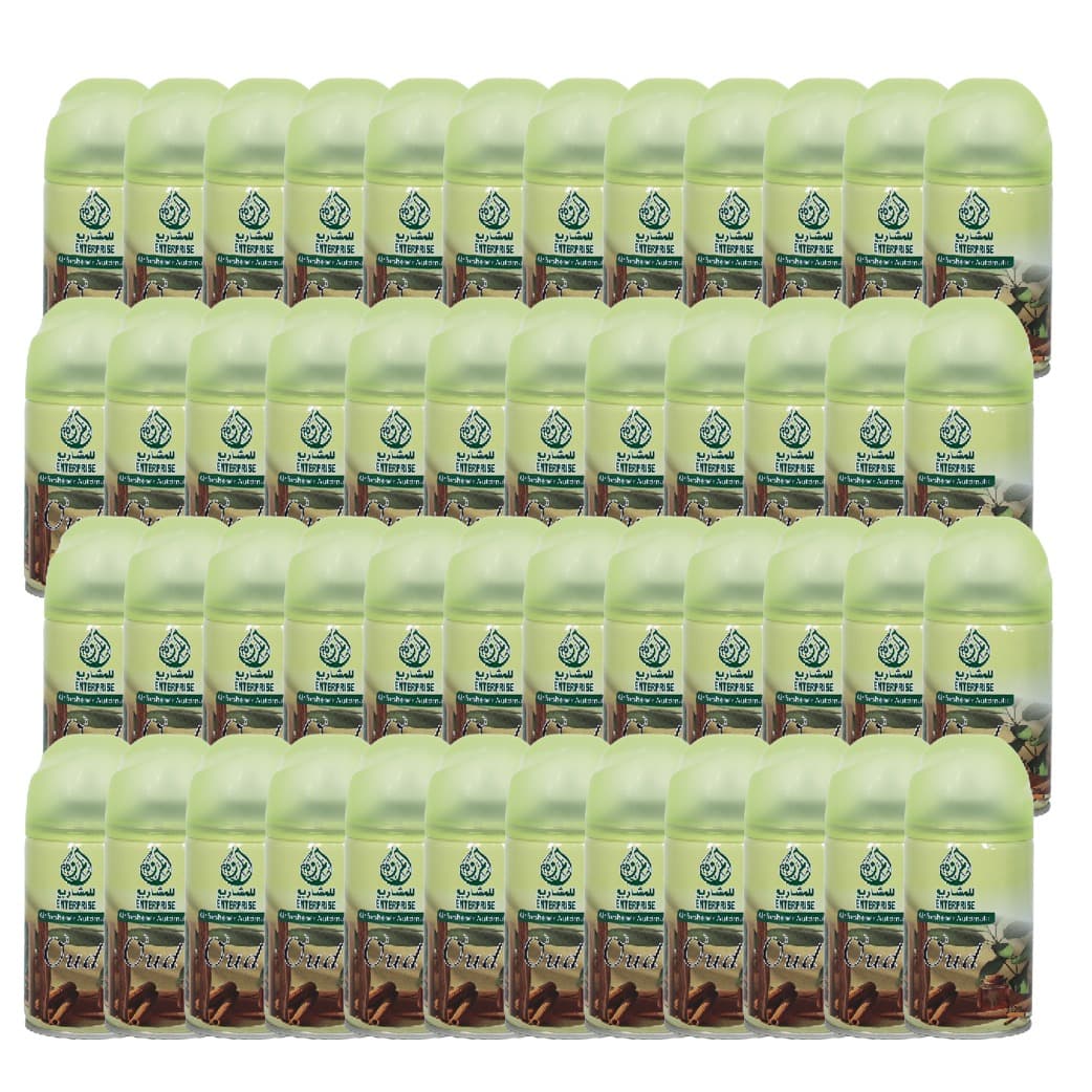 AL MARWA AIR FRESHENER AUTOMATIC OUD 250 ML 24 PCS