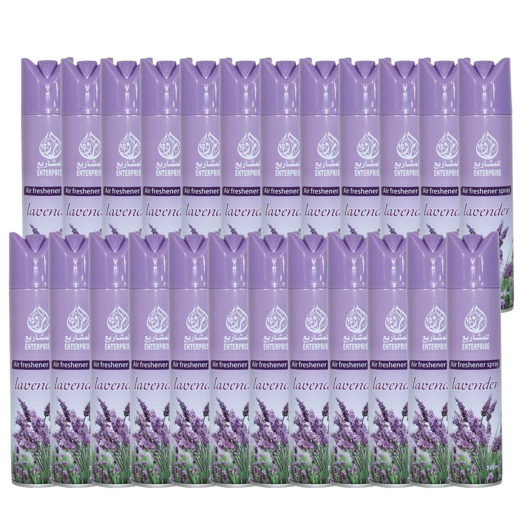 AL MARWA AIR FRESHENER LAVENDER 300 ML 48 PCS
