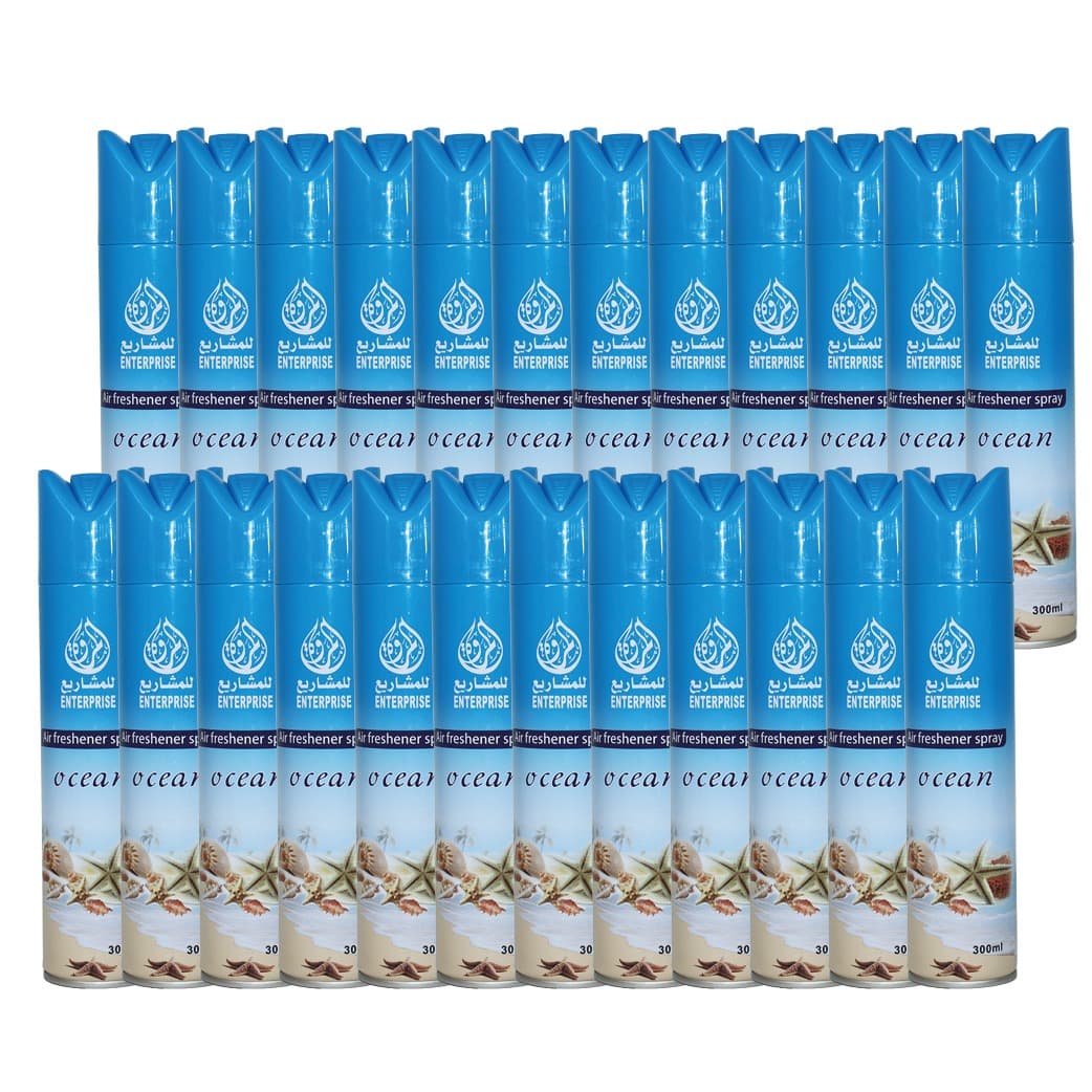 AL MARWA AIR FRESHENER OCEAN 300 ML 48 PCS