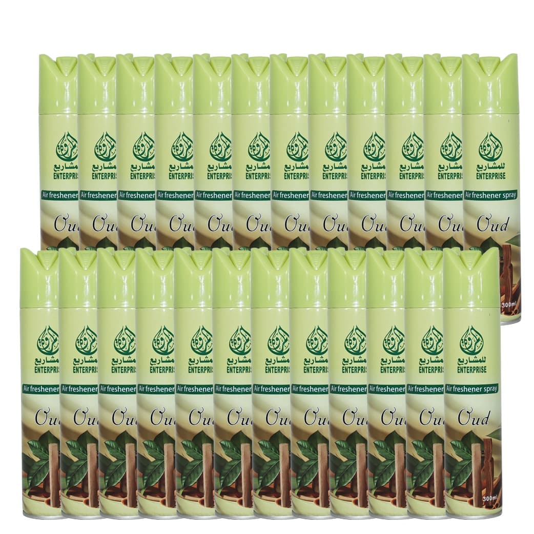 AL MARWA AIR FRESHENER OUD 300 ML 24 PCS