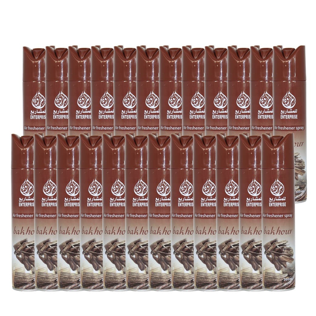 AL MARWA AIR FRESHENER BAKHOUR  300 ML 48 PCS