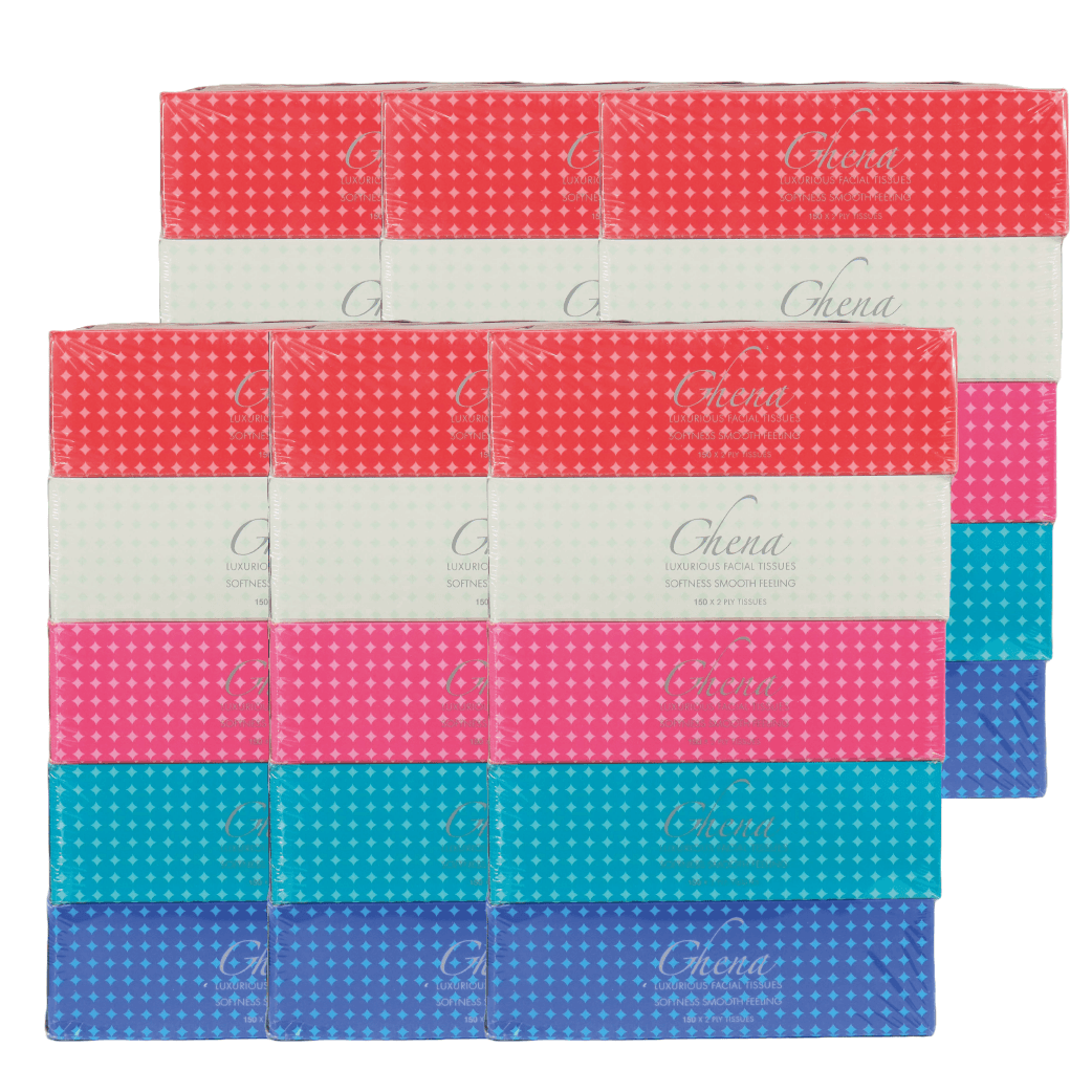 TISSUE CARTON CLASSIC GHENA 150 SHEET 30 PCS