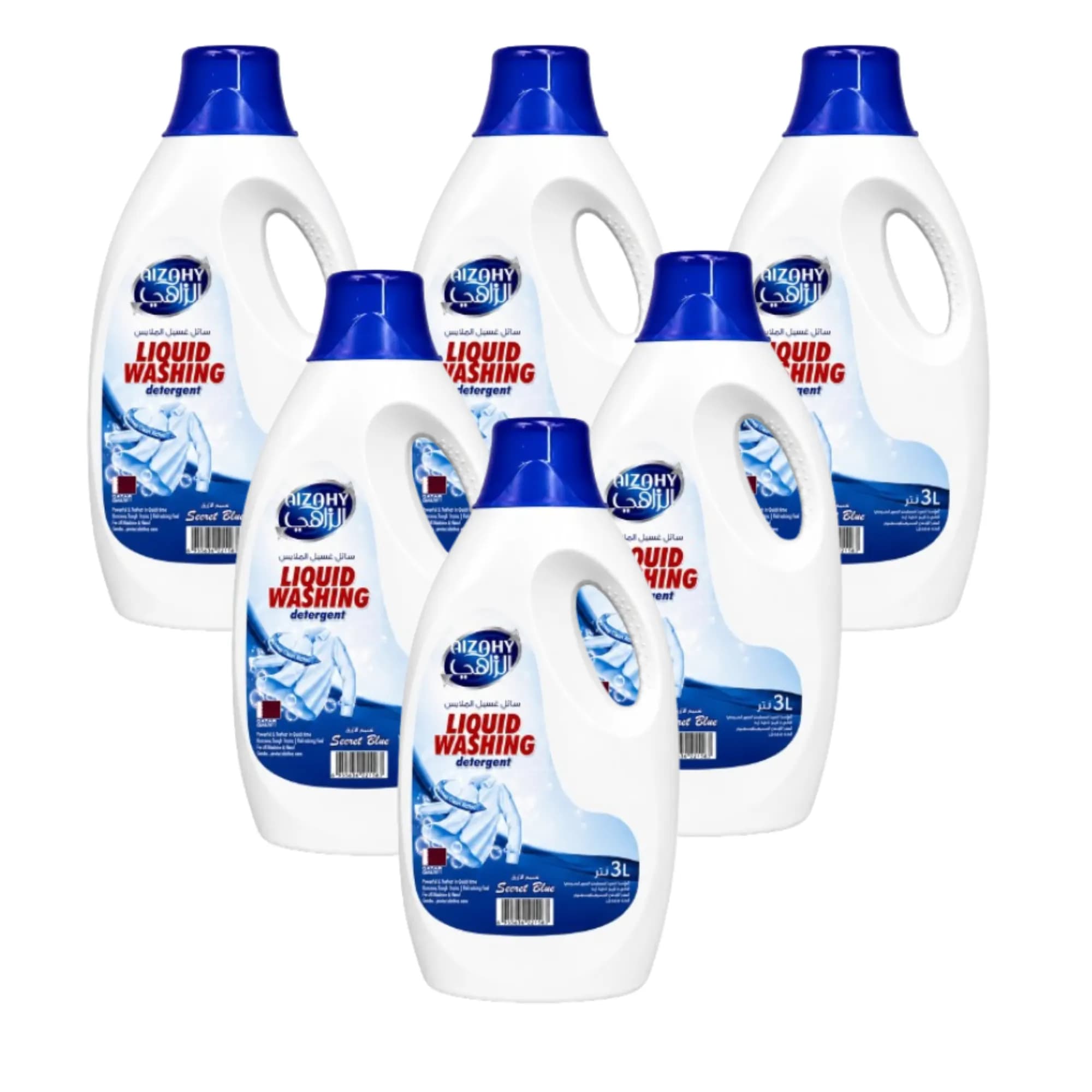 LAUNDRY LIQUID ZAHY BLUE 6*3 LTR
